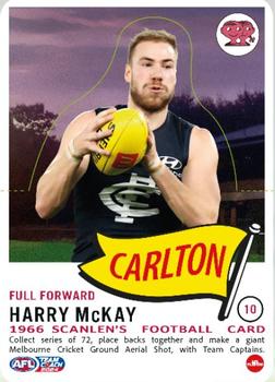 2024 AFL TeamCoach - Scanlens Die Cut #10 Harry McKay Front